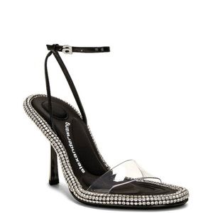 Alexander Wang Crystal-embellished 100mm pumps